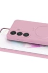 Mey İthalat®  Samsung Galaxy S26 Regal Magsafe Standlı Kapak - Açık Pembe