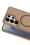 Mey İthalat®  Samsung Galaxy S26 Ultra Jota Magsafe Kapak - Çöl Titanyum