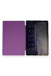 Mey İthalat®  Samsung Galaxy T970 Tab S7 Plus 12.4 Kılıf Tablet Smart Kılıf - Mor