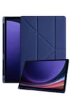 Mey İthalat®  Samsung Galaxy Tab A11 Plus Kalemlikli Mars Tablet Kılıfı - Lacivert