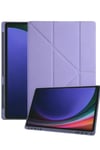 Mey İthalat®  Samsung Galaxy Tab A11 Plus Kalemlikli Mars Tablet Kılıfı - Lila