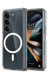 Mey İthalat®  Samsung Galaxy Z Fold 6 Kılıf Magneticsafe Şeffaf Silikon - Şeffaf