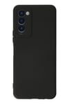 Mey İthalat®  Tecno Camon 18 Kılıf Nano içi Kadife Silikon - Siyah