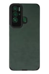 Mey İthalat®  Tecno Pova Neo Kılıf Loop Deri Silikon - Yeşil