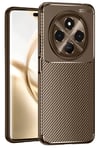 Mey İthalat®  Tecno Spark 30C Kılıf Auto Focus Karbon Kapak - Kahverengi