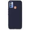 Mey İthalat®  Tecno Spark 7T Kılıf First Silikon - Lacivert