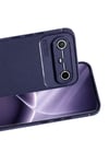 Mey İthalat®  Tecno Spark Slim 5G Auto Focus Karbon Kapak - Lacivert