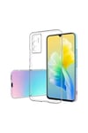 Mey İthalat®  Vivo V23 5G Kılıf Lüx Şeffaf Silikon