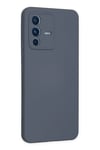Mey İthalat®  Vivo V23 5G Kılıf Nano içi Kadife Silikon - Gri