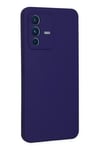 Mey İthalat®  Vivo V23 5G Kılıf Nano içi Kadife Silikon - Mor