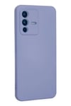 Mey İthalat®  Vivo V23 5G Kılıf Nano içi Kadife Silikon - Lila