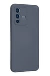 Mey İthalat®  Vivo V23 5G Kılıf Nano içi Kadife Silikon - Gri
