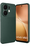 Mey İthalat®  Vivo V60 5G Auto Focus Karbon Kapak - Koyu Yeşil