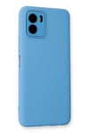 Mey İthalat®  Vivo Y15S Kılıf Lansman Glass Kapak - Mavi
