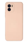 Mey İthalat®  Vivo Y15S Kılıf Nano içi Kadife Silikon - Pudra