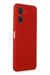 Mey İthalat®  Vivo Y16 Kılıf First Silikon - Kırmızı