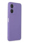 Mey İthalat®  Vivo Y16 Kılıf First Silikon - Lila