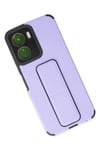 Mey İthalat®  Vivo Y16 Kılıf Mega Standlı Silikon - Lila