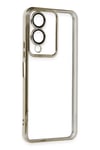 Mey İthalat®  Vivo Y17S Kılıf  Lensli Silikon - Gold