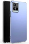 Mey İthalat®  Vivo Y21S Kılıf Lüx Şeffaf Silikon