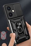 Mey İthalat®  Vivo Y27 Kılıf Pars Lens Yüzüklü Silikon - Yeşil