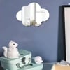 Mey İthalat® 30x20 cm Bulut Formlu Kırılmaz Pleksi Duvar Aynası - Çocuk Odası Güvenli Ayna