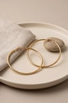 Mey İthalat® 316L Çelik Gold Renk 66 mm Halka Küpe