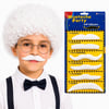 Mey İthalat® Einstein Beyaz Peruk ve Bıyık Seti – Bilim Adamı Kostüm Aksesuarı