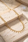 Mey İthalat® Gold Renk Yıldız Pul Model 60 cm Kadın Kolye