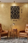 Mey İthalat® Gotham Temalı Ahşap Duvar Saati - 25x35 cm Lazer Kesim Dekoratif Saat