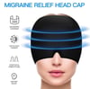 Mey İthalat® Migren Soğuk-Sıcak Kompres Maske | Baş Ağrısı ve Stres Gidermeye yardımcı Jel Maske
