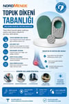 Mey İthalat® Ortopedik Topuk Dikeni Tabanlığı – Yumuşak Sünger Destekli Şok Emici Ayakkabı İçi Tabanlık