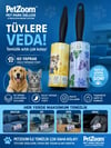 Mey İthalat® PETZOOM 60 Yaprak Tüy Toplama Rulosu Kedi Köpek Tüy Toplayıcı Ev Koltuk Araç Ofis Temizlik Rulosu