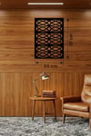 Mey İthalat® Selçuklu Yıldızı Temalı Ahşap Duvar Tablosu - 25x35 cm Lazer Kesim Dekoratif Pano
