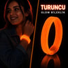 Mey İthalat® Turuncu Kalın Glow Bileklik – Kırılarak Yanan Parti ve Festival Bilekliği