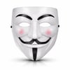 Mey İthalat® V Mask Premium Vendetta Beyaz Maske (Guy Fawkes Stil)