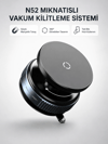 Mıknatıslı Araç Telefon Tutucu Vakum Teknolojili 360° Ayarlanabilir
