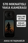 Mıknatıslı Mini Yaka Kamerası, HD Video Kayıt ve Spor Aktiviteleri İçin Pratik Çözüm