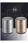 Mini Alüminyum TWS Kablosuz Bluetooth Hoparlör – Yuvarlak Metal Tasarım, Yüksek Bas ve Taşınabilir Özellikler