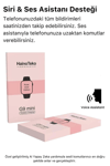 Mini AMOLED Ekranlı Akıllı Bileklik, Nabız ve Uyku Takibi Özellikli, Altın Renk Silikon Kordon