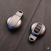 Mini Cooper-S Uyumlu Smart 3 Buton Silikon Oto Anahtar Kumanda Kabı Kılıf Gri
