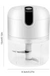Mini Doğrayıcı Rondo Taşınabilir Mini El Blender Paslanmaz Çelik