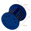 Mini Silindir Eğlenceli Renkli Sağlam Küçük Pati İzi Şekilli Kedi Oyuncağı Bx40