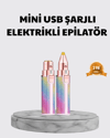 Mini Yüz ve Kaş Epilatörü – 8000 RPM Güçlü Motor ve Paslanmaz Çelik Başlık