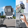 Motor,motosiklet,bisiklet ,scooter İçin 360 Derece Dönebilen Dikiz Aynası Versiyonu Telefon Tutucu Aparat Bx40