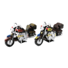 Motorsiklet Vintage Dekoratif Biblo - Kumbara Renkli 25cm Reçine Bx40