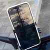 Motosiklet Gidon Telefon Tutucu–360° Döner, Kaymaz Sabitleme Sistemli, Sarsıntı Önleyici Telefon Tutucu Aparat Bx40