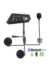 Motosiklet Kaskı için Şarj Edilebilir Bluetooth Intercom Kulaklığı ve Mikrofon Seti