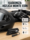 Motosiklet Sürüşleri İçin BT22 Kask Bluetooth Kulaklık Mikrofonlu Yeni Nesil