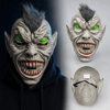 Neon Yeşil Gözlü Saçlı Canavar Plastik Maske Bx40